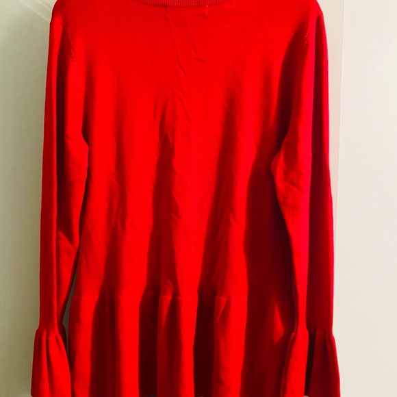 Fever V neck Peplum Sweater - Picture 3 of 5
